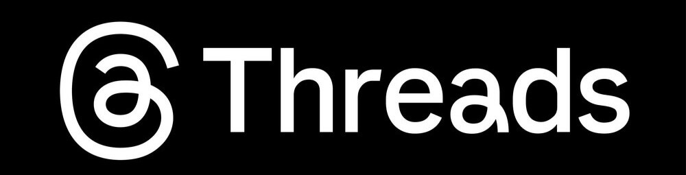 Logo réseau social Threads de Meta