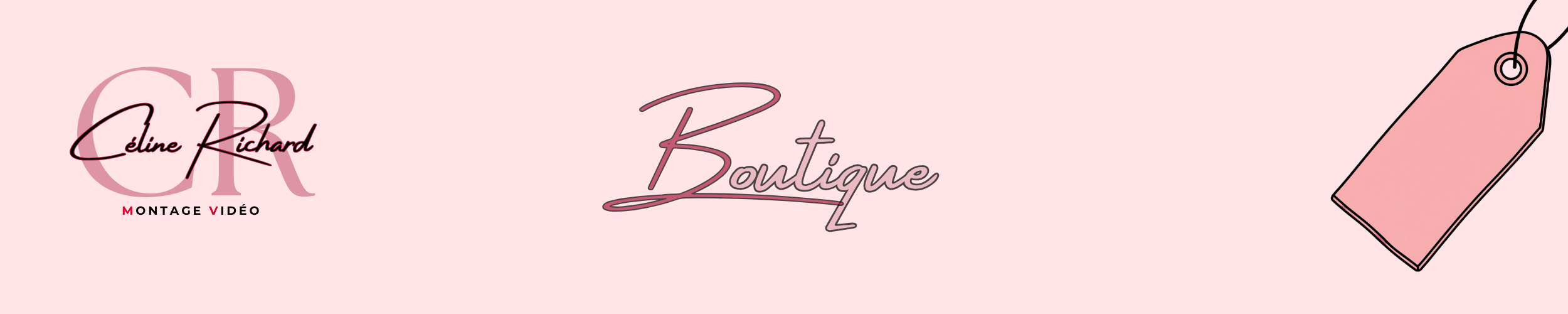 Bannière boutique cecomceline monteur video